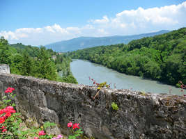 Vue sur la vallée de l'isère